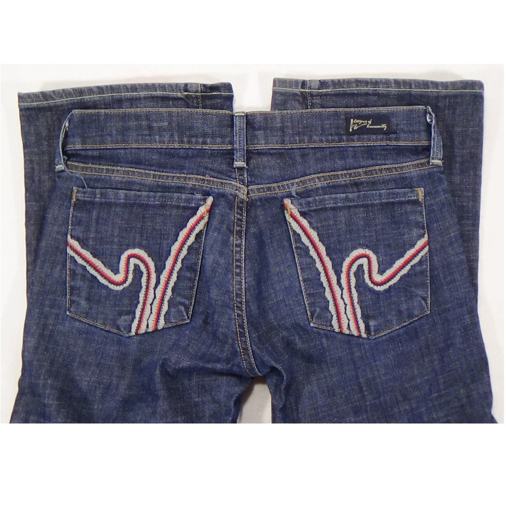 CITIZEN OF HUMANITY JEANS SZ 27 BOOT-CUT/STRETCH